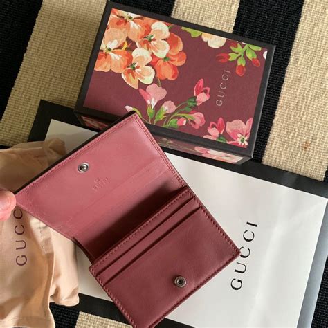 gucci bloom card wallet|wallet Gucci new collection.